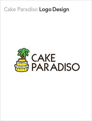 Cake Paradiso Logo Design