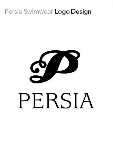 Persia Swimwear Logo Design