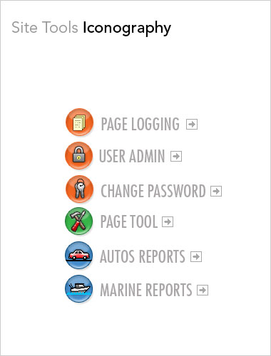 Site Tools Iconagraphy