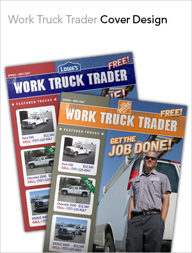 Work Truck Trader Cover Design